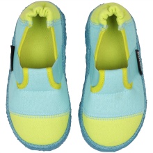 nanga Hausschuhe Slipper Klette 06 türkis Kinder (Größe 31-35)