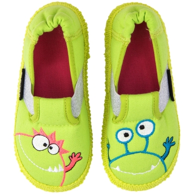 nanga Hausschuhe Slipper Moonstar limettegelb Kleinkinder/Kinder (Größe 26-30)