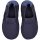 nanga Hausschuhe Slipper Klette blau Kinder (Größe 31-35)