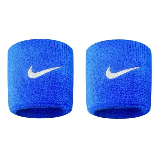 Nike Schweissband Swoosh (72% Baumwolle) royal - 2 Stück