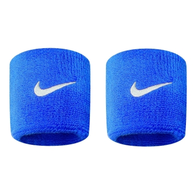 Nike Schweissband Swoosh (72% Baumwolle) royal - 2 Stück