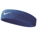 Nike Stirnband Swoosh (70% Baumwolle) royalblau - 1 Stück