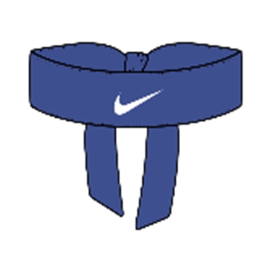 Nike Stirnband Premier Head Tie Rafael Nadal royalblau - 1 Stück