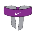 Nike Stirnband Premier Head Tie Rafael Nadal vivid violett/weiss - 1 Stück