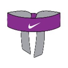 Nike Stirnband Premier Head Tie Rafael Nadal vivid violett/weiss - 1 Stück