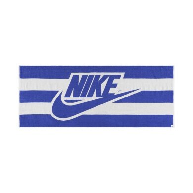 Nike Duschtuch Club Pool Towel (Baumwolle) royalblau/weiss 170x70cm