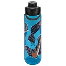 Nike Trinkflasche TR Renew Recharge Chug Bottle blau/schwarz 709ml