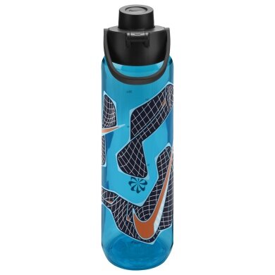 Nike Trinkflasche TR Renew Recharge Chug Bottle blau/schwarz 709ml