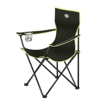 Nils Camp Campingstuhl NC3044 (Nutzergewicht max. 110 kg) schwarz/lime