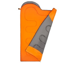 Nils Camp Schlafsack NC2008 Größe L (2-Jahreszeiten-Schlafsack) orange/schwarz 185x75xm