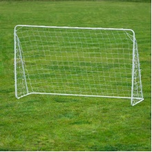 Nils Camp Fussballtore BR240P mit Trainingspanel - 240x150cm - weiss/rot