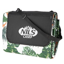 Nils Camp Picknickdecke NC8008 (Motiv Flamingo) grün 220x200cm