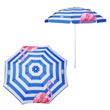 Nils Camp Strandschrim NC7811 (Motiv Flamingo) blau - 180x160x100cm