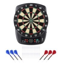 Nils Fun Dartscheibe Elektronik TDE03 für bis zu 8 Spieler (inkl. 6 Darts)