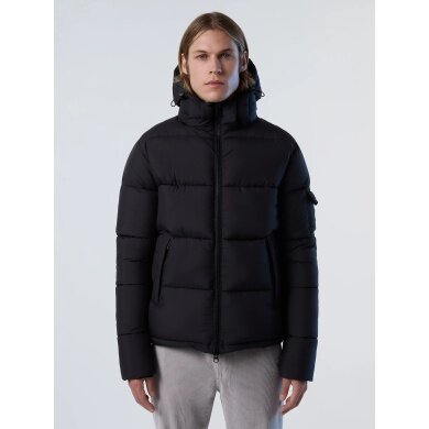 North Sails Winterjacke Beam Puffer Jacket (wasserdicht, wärmend dank Daunenfüllung) schwarz Herren