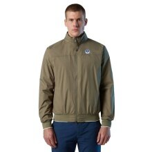 North Sails Übergangsjacke Sailor 2.0 (Stehkragen, wasserabweisend, leicht) dustyolive/braun Herren