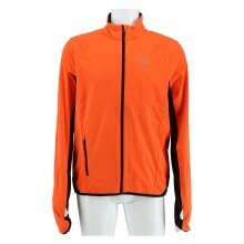 Odlo Laufjacke Zeroweight Logic (leicht, winddicht) orange/schwarz Herren