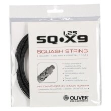 Oliver Squashsaite SQ X9 schwarz 10m Set