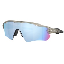 Oakley Sonnenbrille Radar EV Path Polarisiert (Glasfarbe: Prizm deep water polarized) grau matt/ink - 1 Brille mit Hartschalenetui