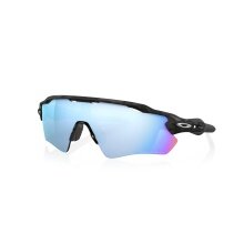 Oakley Sonnenbrille Radar EV Path Polarisiert (Glasfarbe: Prizm deep water polarized) matt schwarz/camo - 1 Brille mit Hartschalenetui