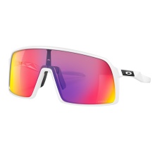 Oakley Sonnenbrille Sutro S (Glasfarbe: Prizm road) weiss matt - 1 Brille mit Hartschalenetui