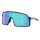 Oakley Sonnenbrille Sutro S (Glasfarbe: Prizm sapphire) 2025 schwarz matt - 1 Brille mit Hartschalenetui