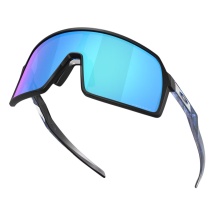 Oakley Sonnenbrille Sutro S (Glasfarbe: Prizm sapphire) 2025 schwarz matt - 1 Brille mit Hartschalenetui