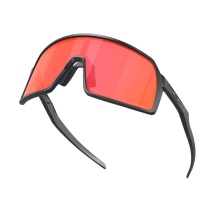 Oakley Sonnenbrille Sutro S (Glasfarbe: Prizm trail torch) schwarz matt - 1 Brille mit Hartschalenetui