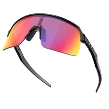 Oakley Sonnenbrille Sutro Lite (Glasfarbe: Prizm road) schwarz matt - 1 Brille mit Hartschalenetui