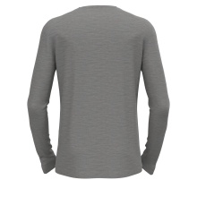 Odlo Langarmshirt Merino Natural (100% Merinowolle, Stoffstärke 200) Unterwäsche 2023 grau Herren