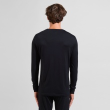 Odlo Langarmshirt Merino Natural (100% Merinowolle, Stoffstärke 200) Unterwäsche 2023 schwarz Herren