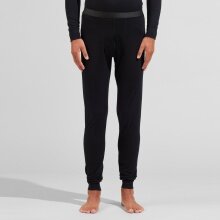 Odlo Funktionshose Leggings Merino (100% Merinowolle, Stoffstärke 200) Unterwäsche schwarz Herren