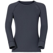 Odlo Langarmshirt Active Warm (warm, weich, Innenseite angeraut) Unterwäsche inkblau Kinder