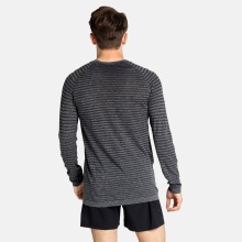 Odlo Sport-Langarmshirt Essential Seamless (nahtlos, leicht, reflektierende Details) grau meliert Herren