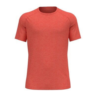 Odlo Wander-/Freizeit Tshirt Crew Neck X-Alp PW 115 (Merino) cayenne rot Herren