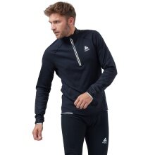 Odlo Langarmshirt Zeroweight Ceramiwarm mit Halbreissverschluss (warm, reflektierend) schwarz Herren