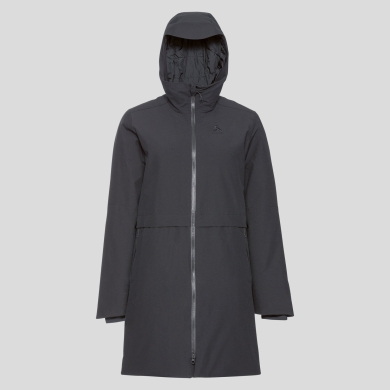 Odlo Wintermantel Halden S-Thermic Parka mit Kapuze (wasserabweisend, winddicht, atmungsaktiv) schwarz Damen