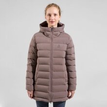 Odlo Wintermantel Ascent N-Thermic Insulated mit Kapuze (wasserabweisend, winddicht, atmungsaktiv) rostrot Damen