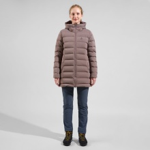 Odlo Wintermantel Ascent N-Thermic Insulated mit Kapuze (wasserabweisend, winddicht, atmungsaktiv) rostrot Damen