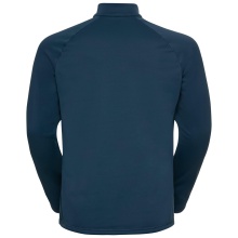 Odlo Fleece-Langarmshirt 1/2 Zip Besso (wärmend, Stretch-Fleece) dunkelblau Herren