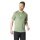 Odlo Wander-/Freizeit Tshirt Crew Neck Ascent Performance Wool 130 mit Landschaftsprint lodengrün Herren