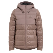 Odlo Winterjacke Severin N-Thermic Insulated Hooded (wasserabweisend, winddicht, atmungsaktiv) violett/irongrau Damen