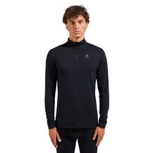 Odlo Langarmshirt Merino 200 (wärmend, Feuchtigkeitsregulierung) schwarz Herren