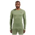 Odlo Langarmshirt Active Warm Eco (warm, weich, Innenseite angeraut) Unterwäsche grün Herren