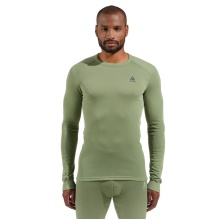 Odlo Langarmshirt Active Warm Eco (warm, weich, Innenseite angeraut) Unterwäsche grün Herren