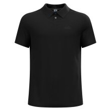 Odlo Wander-/Freizeit Polo Essential Solid (bequeme Passform, Baumwolle/Polyester) schwarz Herren