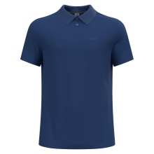 Odlo Wander-/Freizeit Polo Essential Solid (bequeme Passform, Baumwolle/Polyester) navyblau Herren