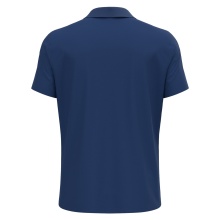 Odlo Wander-/Freizeit Polo Essential Solid (bequeme Passform, Baumwolle/Polyester) navyblau Herren