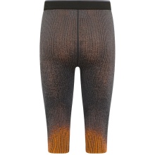 Odlo Funktionsunterwäsche 3/4 Hose Performance Warm Blackcomb (nahtlos, Bewegungsfreiheit) blau/orange Herren