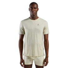 Odlo Funktionsunterwäsche Tshirt Natural Merino 160 (wärmeregulierung, Merinowolle) beige Herren